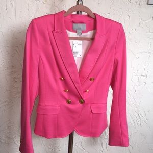 Blazer Pink H&M  New with Tags sz8